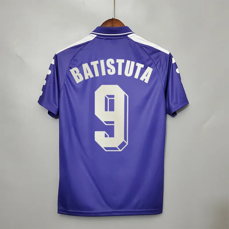 Fiorentina Retro Soccer Jersey Home Custom Shirt 1998/99