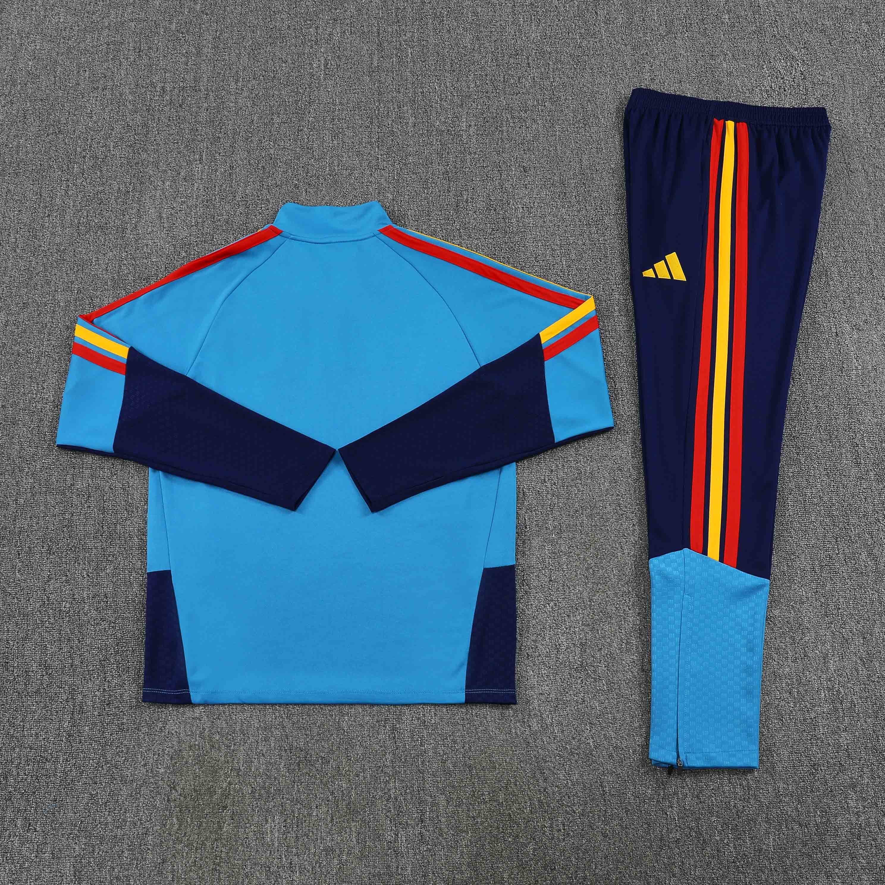 25-26 Spanish national team training kit Camiseta Entrenamiento Niño Aqua Manga Larga