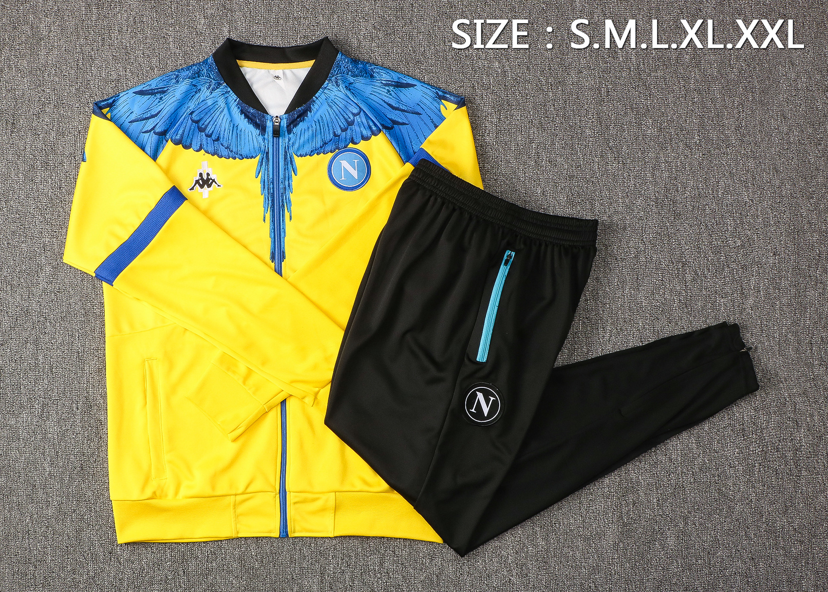 2021-2022 Blue Naples Jacket Set yellow