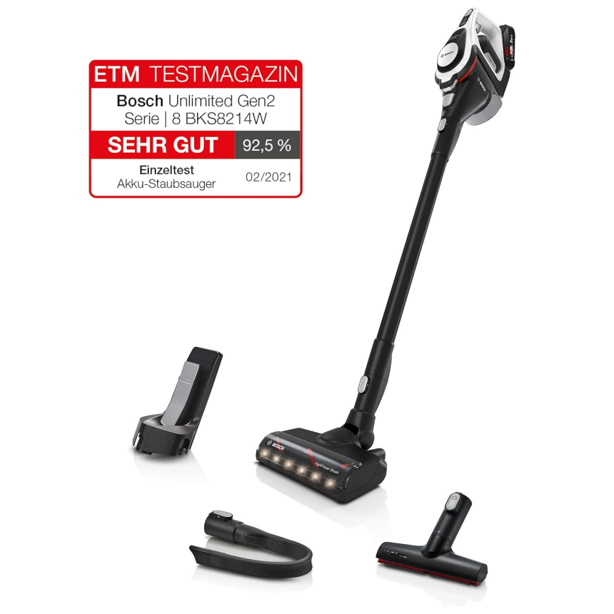 Bosch Unlimited Gen2 Series 8 BKS8214W Cordless Vacuum Cleaner