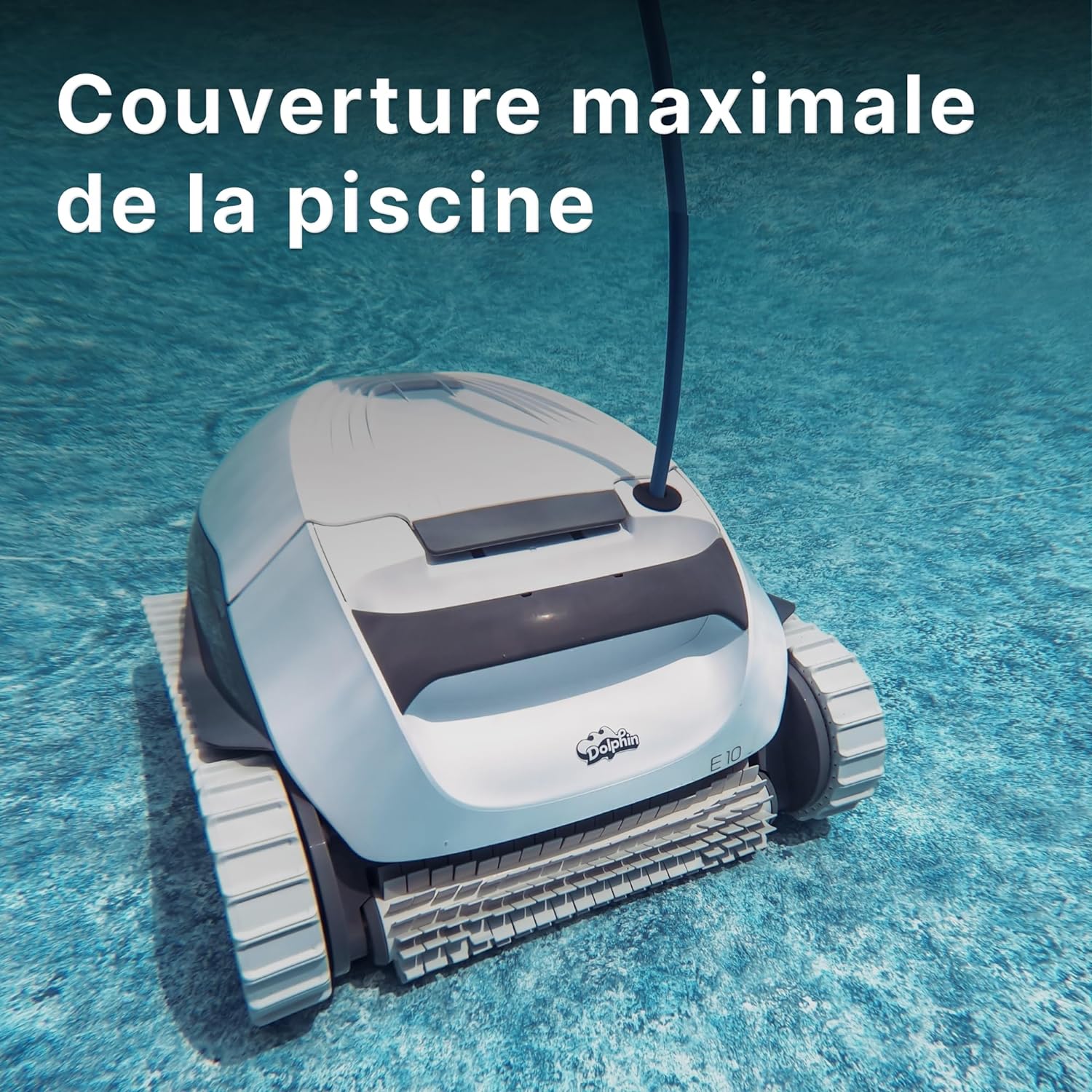 Dolphin E10 Electric Pool Cleaner Robot - Bottom Cleaning. Above Ground Pools up to 8 meters in Length
