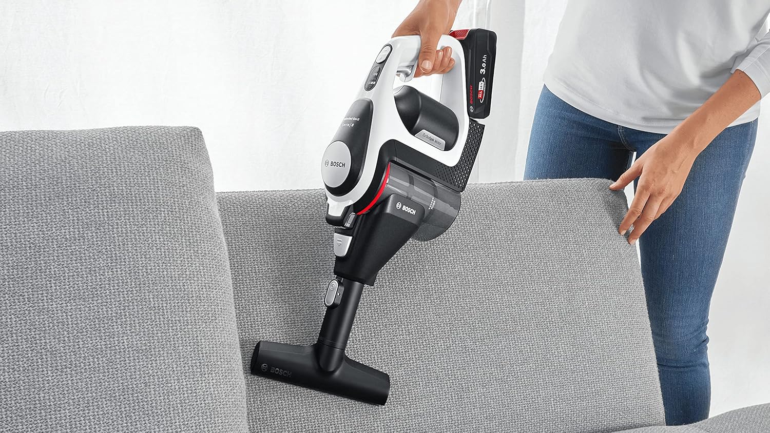 Bosch Unlimited Gen2 BKS8214W. Series | 8. Cordless Vacuum Cleaner. White. Normal laden